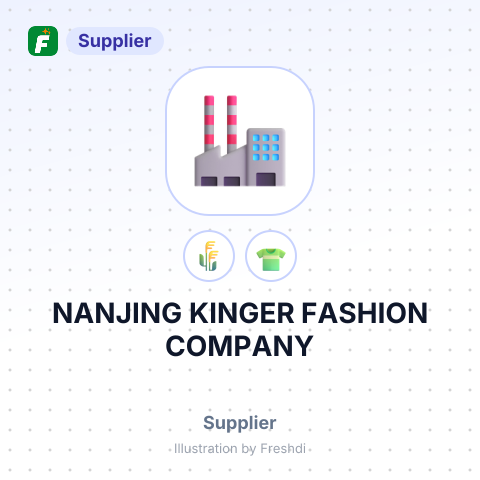 NANJING KINGER FASHION COMPANY – summary card, no photo uploaded yet