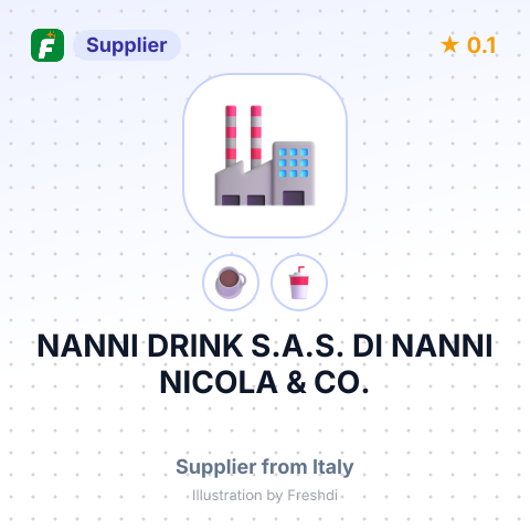 NANNI DRINK S.A.S. DI NANNI NICOLA & CO. – summary card, no photo uploaded yet