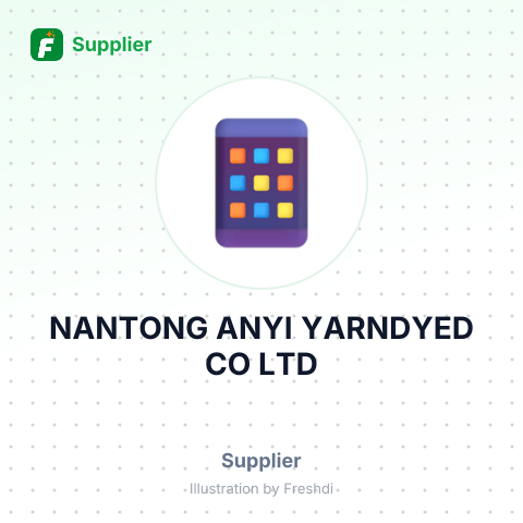 NANTONG ANYI YARNDYED CO LTD – summary card, no photo uploaded yet