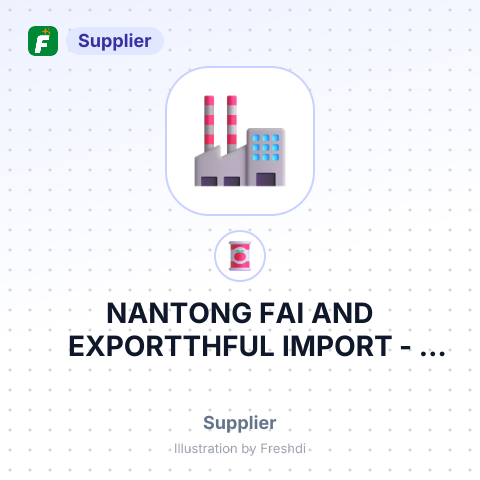 NANTONG FAI AND EXPORTTHFUL IMPORT – summary card, no photo uploaded yet