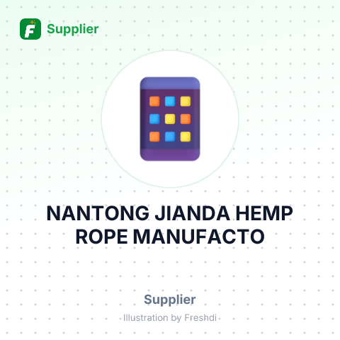 NANTONG JIANDA HEMP ROPE MANUFACTO – summary card, no photo uploaded yet