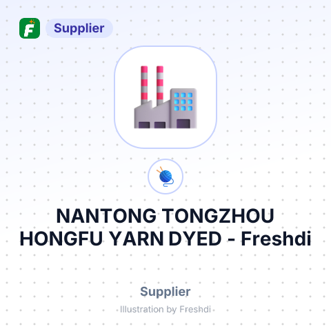 NANTONG TONGZHOU HONGFU YARN DYED – summary card, no photo uploaded yet