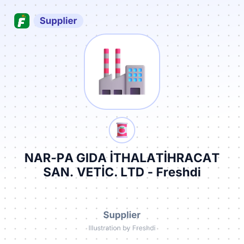 NAR-PA GIDA İTHALATİHRACAT SAN. VETİC. LTD – summary card, no photo uploaded yet