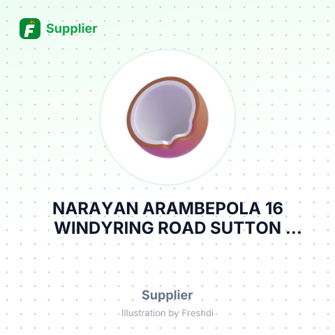 NARAYAN ARAMBEPOLA 16 WINDYRING ROAD SUTTON COLDIFELD UNITED KINGDOM – summary card, no photo uploaded yet