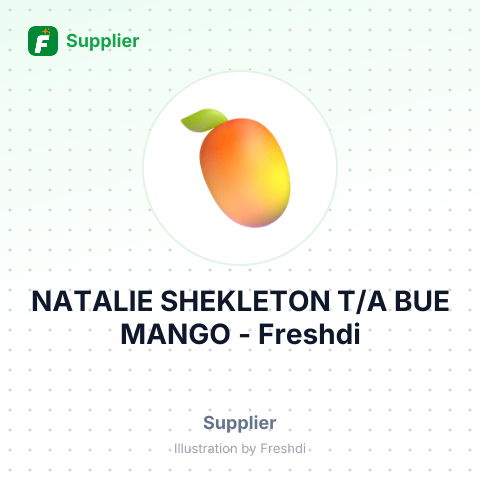 NATALIE SHEKLETON T/A BUE MANGO – summary card, no photo uploaded yet