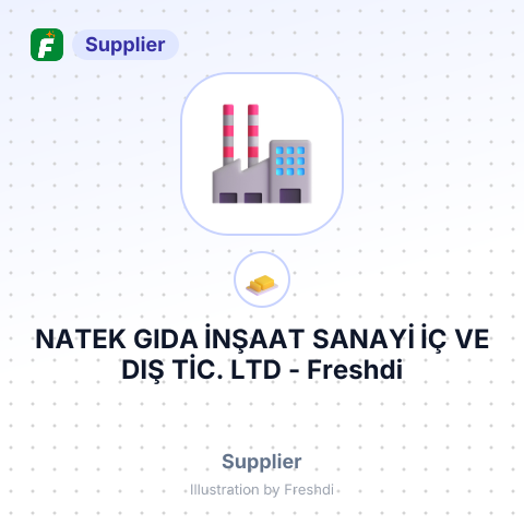 NATEK GIDA İNŞAAT SANAYİ İÇ VE DIŞ TİC. LTD – summary card, no photo uploaded yet
