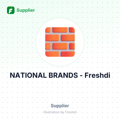 NATIONAL BRANDS – summary card, no photo uploaded yet