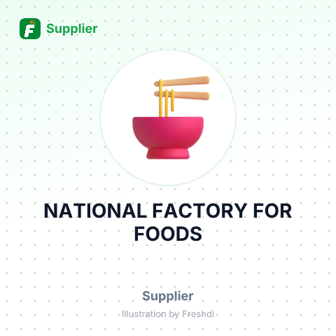NATIONAL FACTORY FOR FOODS – summary card, no photo uploaded yet