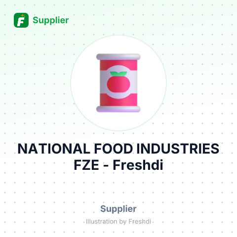 NATIONAL FOOD INDUSTRIES FZE – summary card, no photo uploaded yet