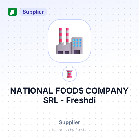 NATIONAL FOODS COMPANY SRL – summary card, no photo uploaded yet