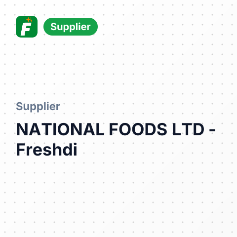 NATIONAL FOODS LTD – summary card, no photo uploaded yet