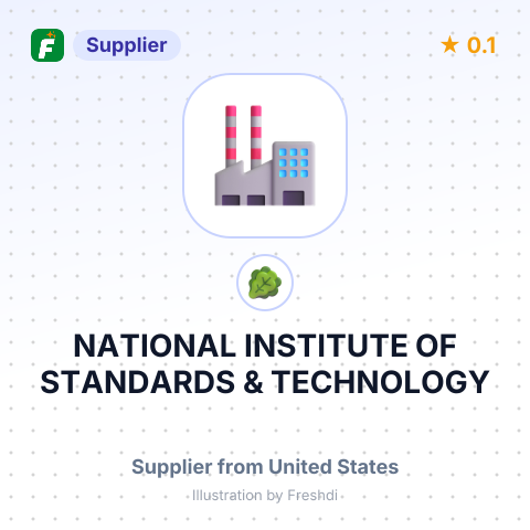 NATIONAL INSTITUTE OF STANDARDS & TECHNOLOGY – summary card, no photo uploaded yet
