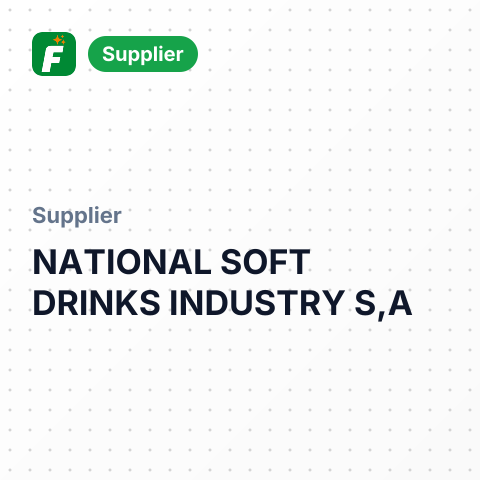NATIONAL SOFT DRINKS INDUSTRY S,A – summary card, no photo uploaded yet
