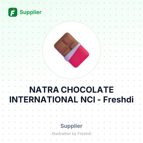 NATRA CHOCOLATE INTERNATIONAL NCI – summary card, no photo uploaded yet