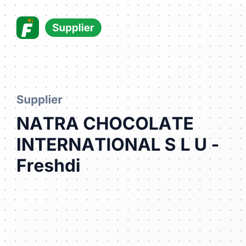 NATRA CHOCOLATE INTERNATIONAL S L U – summary card, no photo uploaded yet
