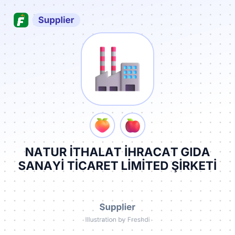 NATUR İTHALAT İHRACAT GIDA SANAYİ TİCARET LİMİTED ŞİRKETİ – summary card, no photo uploaded yet