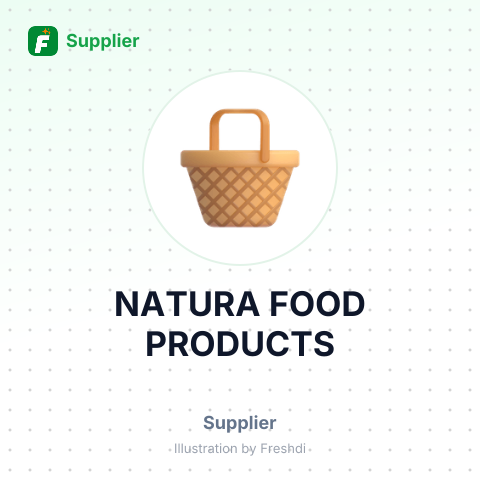 NATURA FOOD PRODUCTS – summary card, no photo uploaded yet