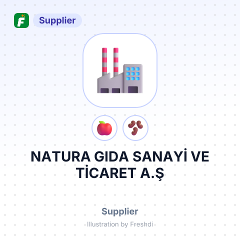 NATURA GIDA SANAYİ VE TİCARET A.Ş – summary card, no photo uploaded yet