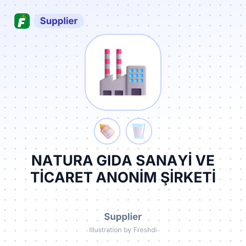 NATURA GIDA SANAYİ VE TİCARET ANONİM ŞİRKETİ – summary card, no photo uploaded yet