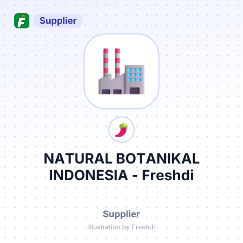 NATURAL BOTANIKAL INDONESIA – summary card, no photo uploaded yet