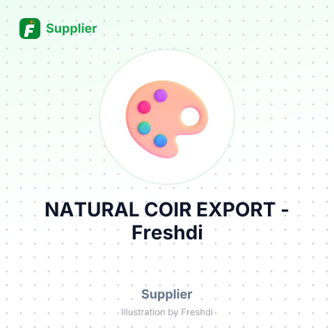 NATURAL COIR EXPORT – summary card, no photo uploaded yet