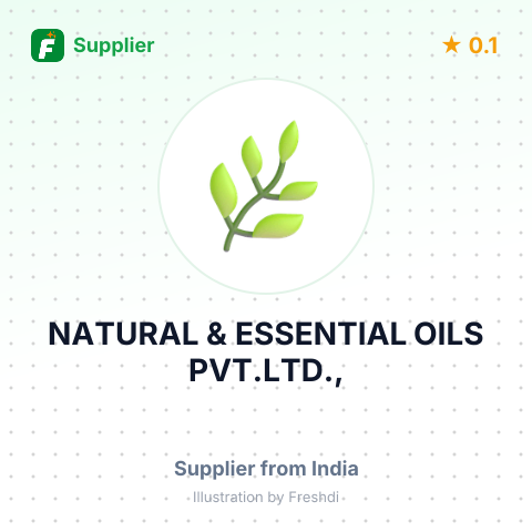 NATURAL & ESSENTIAL OILS PVT.LTD., – summary card, no photo uploaded yet