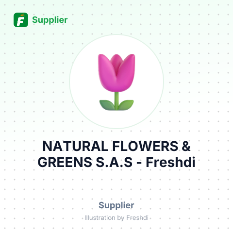 NATURAL FLOWERS & GREENS S.A.S – summary card, no photo uploaded yet