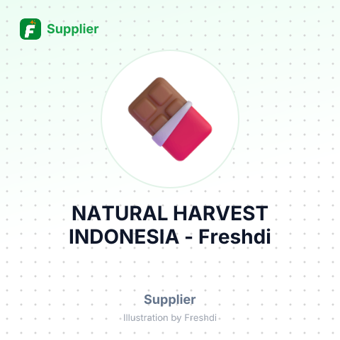 NATURAL HARVEST INDONESIA – summary card, no photo uploaded yet