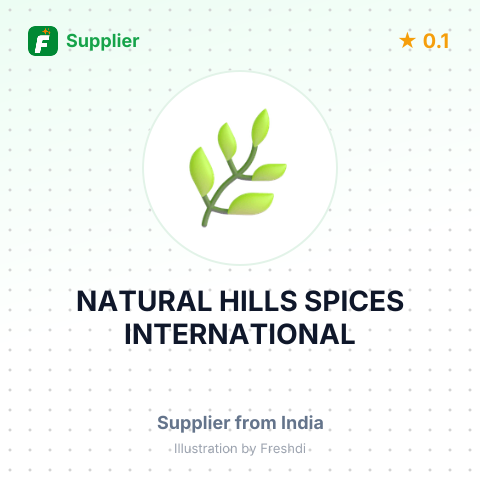 NATURAL HILLS SPICES INTERNATIONAL – summary card, no photo uploaded yet