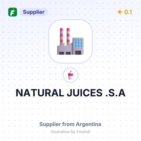 NATURAL JUICES .S.A – summary card, no photo uploaded yet