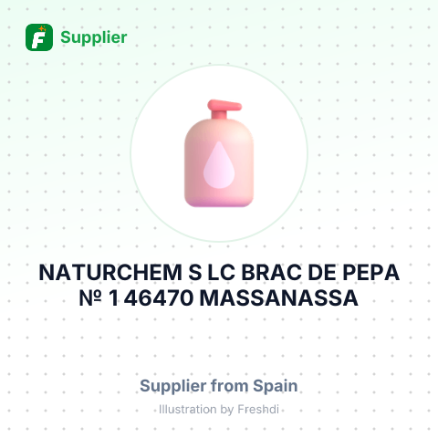 NATURCHEM S LС BRAC DE PEPA № 1 46470 MASSANASSA VALENCIA – summary card, no photo uploaded yet