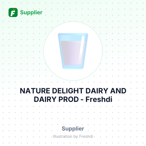 NATURE DELIGHT DAIRY AND DAIRY PROD – summary card, no photo uploaded yet