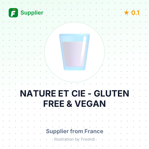 NATURE ET CIE - GLUTEN FREE & VEGAN – summary card, no photo uploaded yet