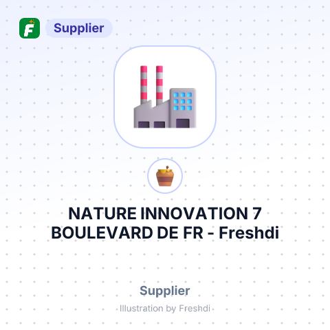 NATURE INNOVATION 7 BOULEVARD DE FR – summary card, no photo uploaded yet
