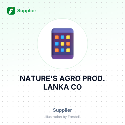 NATURE'S AGRO PROD. LANKA CO – summary card, no photo uploaded yet