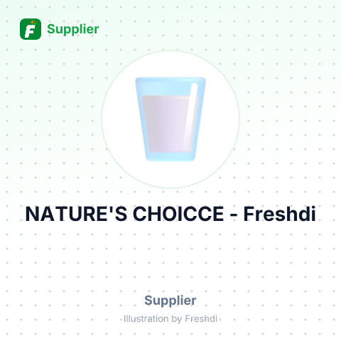 NATURE'S CHOICCE – summary card, no photo uploaded yet
