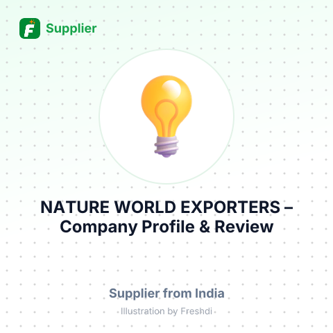NATURE WORLD EXPORTERS – summary card, no photo uploaded yet