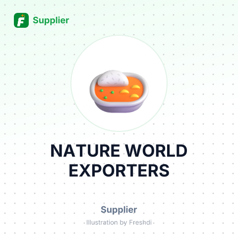NATURE WORLD EXPORTERS – summary card, no photo uploaded yet