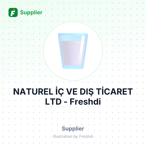 NATUREL İÇ VE DIŞ TİCARET LTD – summary card, no photo uploaded yet