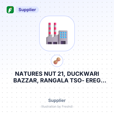 NATURES NUT 21, DUCKWARI BAZZAR, RANGALA TSO- EREG DDC RMU ORDER – summary card, no photo uploaded yet