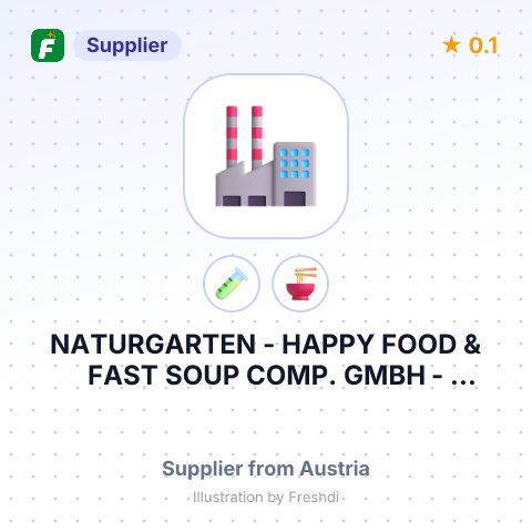 NATURGARTEN - HAPPY FOOD & FAST SOUP COMP. GMBH – summary card, no photo uploaded yet