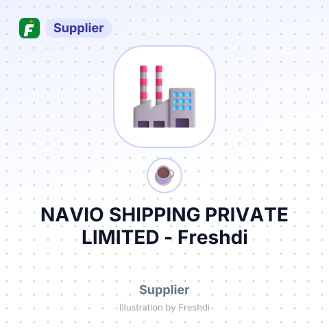 NAVIO SHIPPING PRIVATE LIMITED – summary card, no photo uploaded yet