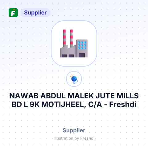 NAWAB ABDUL MALEK JUTE MILLS BD L 9K MOTIJHEEL, C/A – summary card, no photo uploaded yet