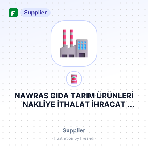 NAWRAS GIDA TARIM ÜRÜNLERİ NAKLİYE İTHALAT İHRACAT LİMİTED ŞİRKETİ – summary card, no photo uploaded yet