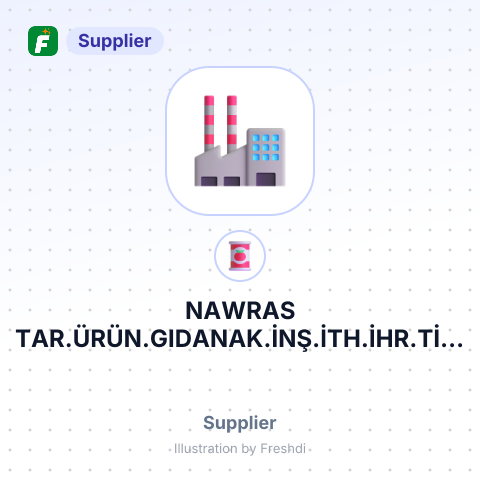 NAWRAS TAR.ÜRÜN.GIDANAK.İNŞ.İTH.İHR.TİC. LTD – summary card, no photo uploaded yet