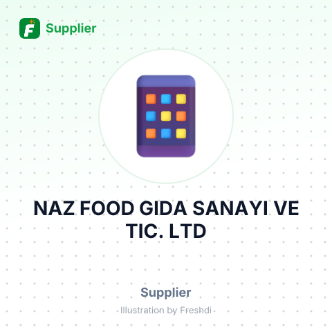 NAZ FOOD GIDA SANAYI VE TIC. LTD – summary card, no photo uploaded yet