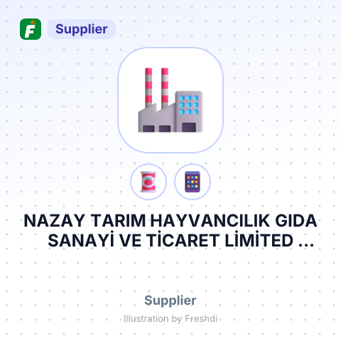 NAZAY TARIM HAYVANCILIK GIDA SANAYİ VE TİCARET LİMİTED ŞİRKETİ – summary card, no photo uploaded yet