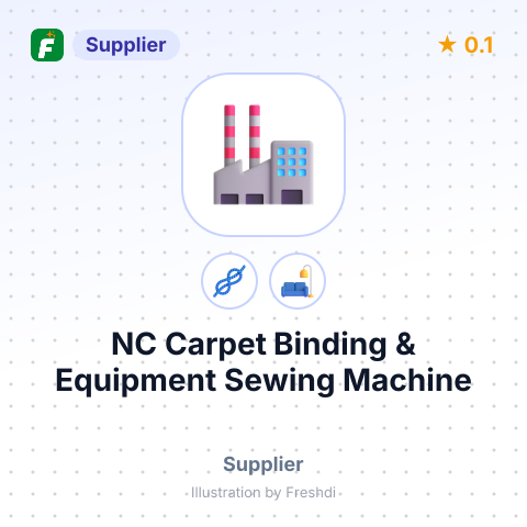 NC Carpet Binding & Equipment Sewing Machine – summary card, no photo uploaded yet