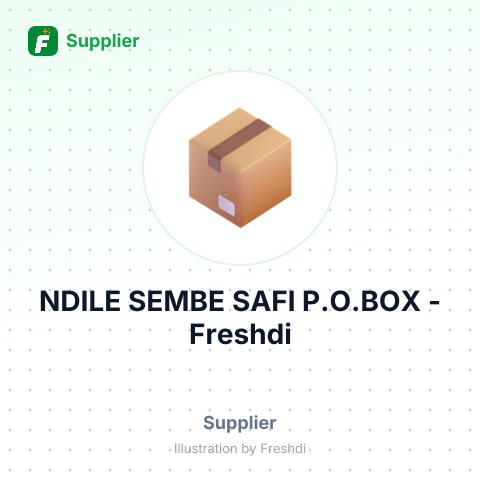NDILE SEMBE SAFI P.O.BOX – summary card, no photo uploaded yet