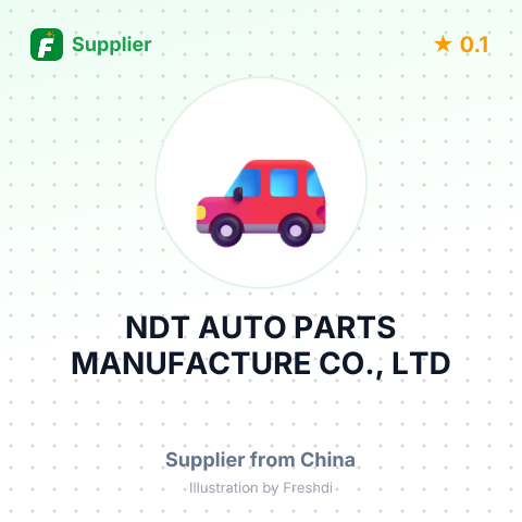 NDT AUTO PARTS MANUFACTURE CO., LTD – summary card, no photo uploaded yet